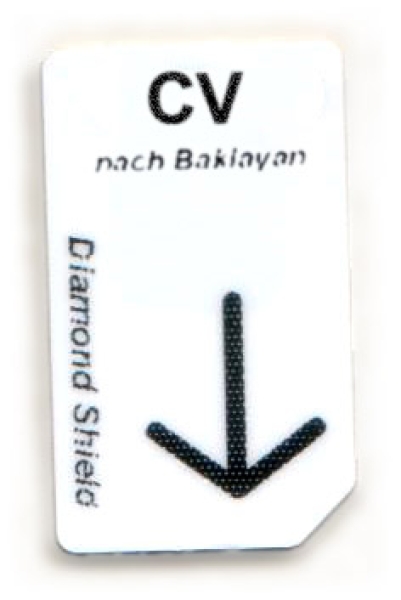 Chip Card CV für Diamond Shield Zapper